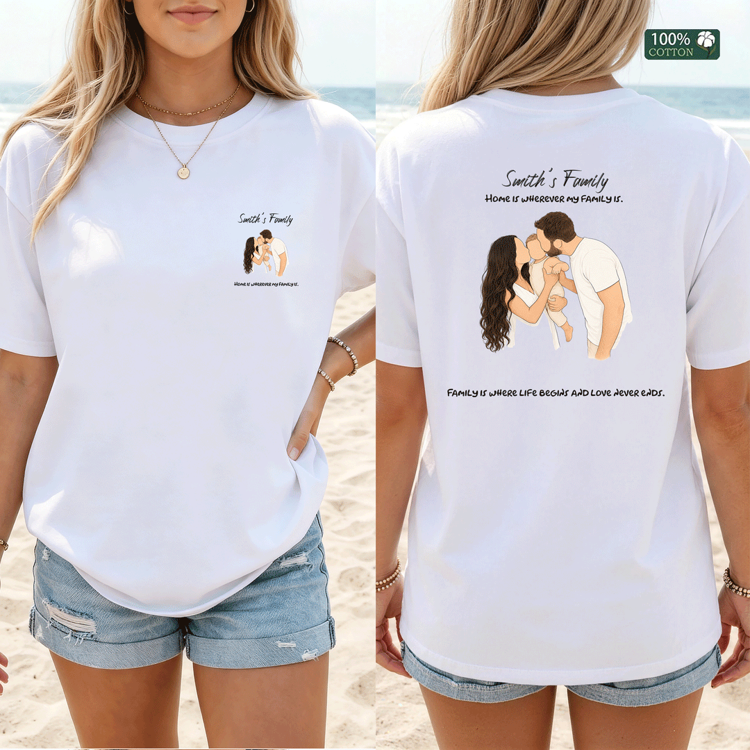 Family(A) Design Custom  T-shirt