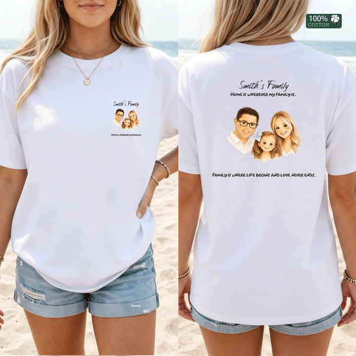 Family(B) Design Custom T-shirt
