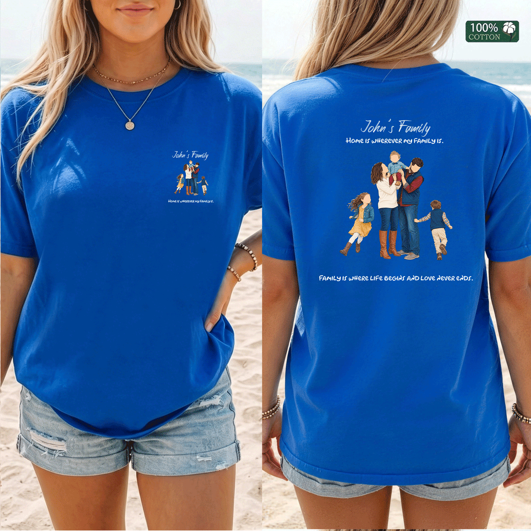 Family(A) Design Custom  T-shirt