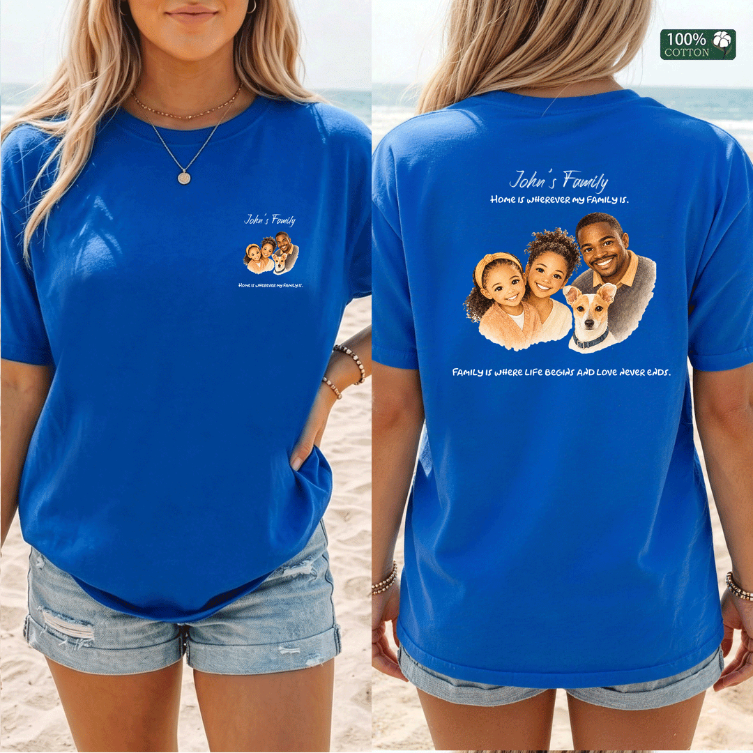 Family(B) Design Custom T-shirt
