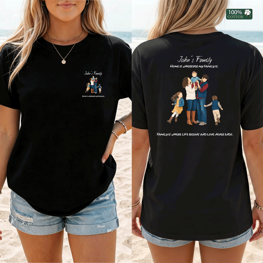 Family(A) Design Custom  T-shirt