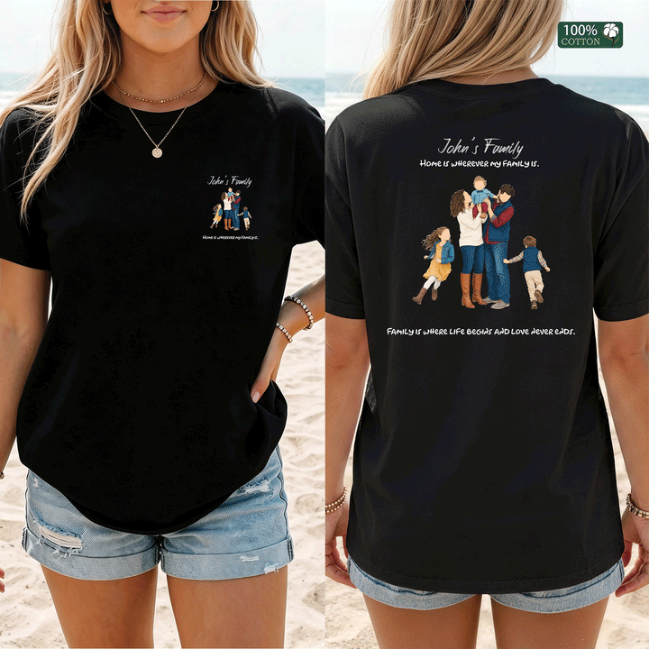 Family(A) Design Custom  T-shirt