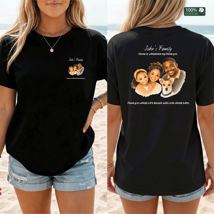 Family(B) Design Custom T-shirt
