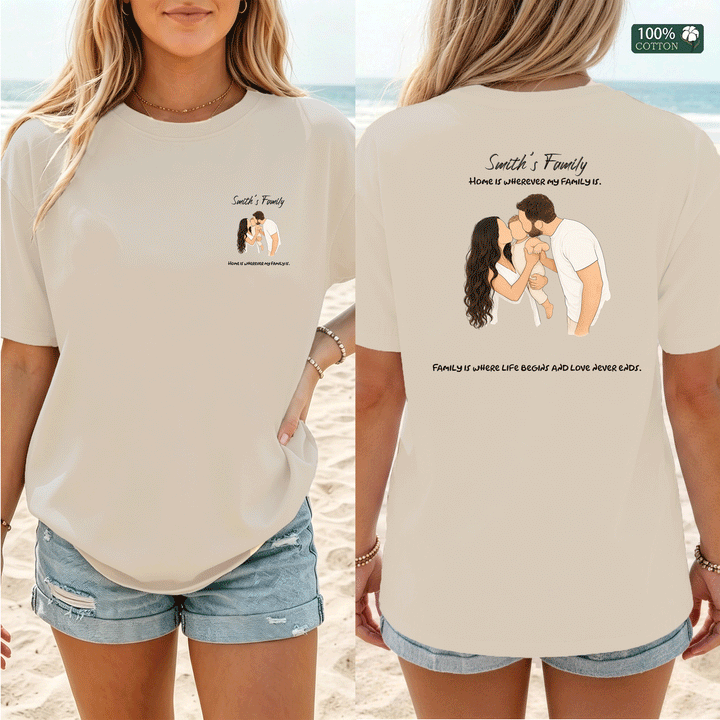 Family(A) Design Custom  T-shirt