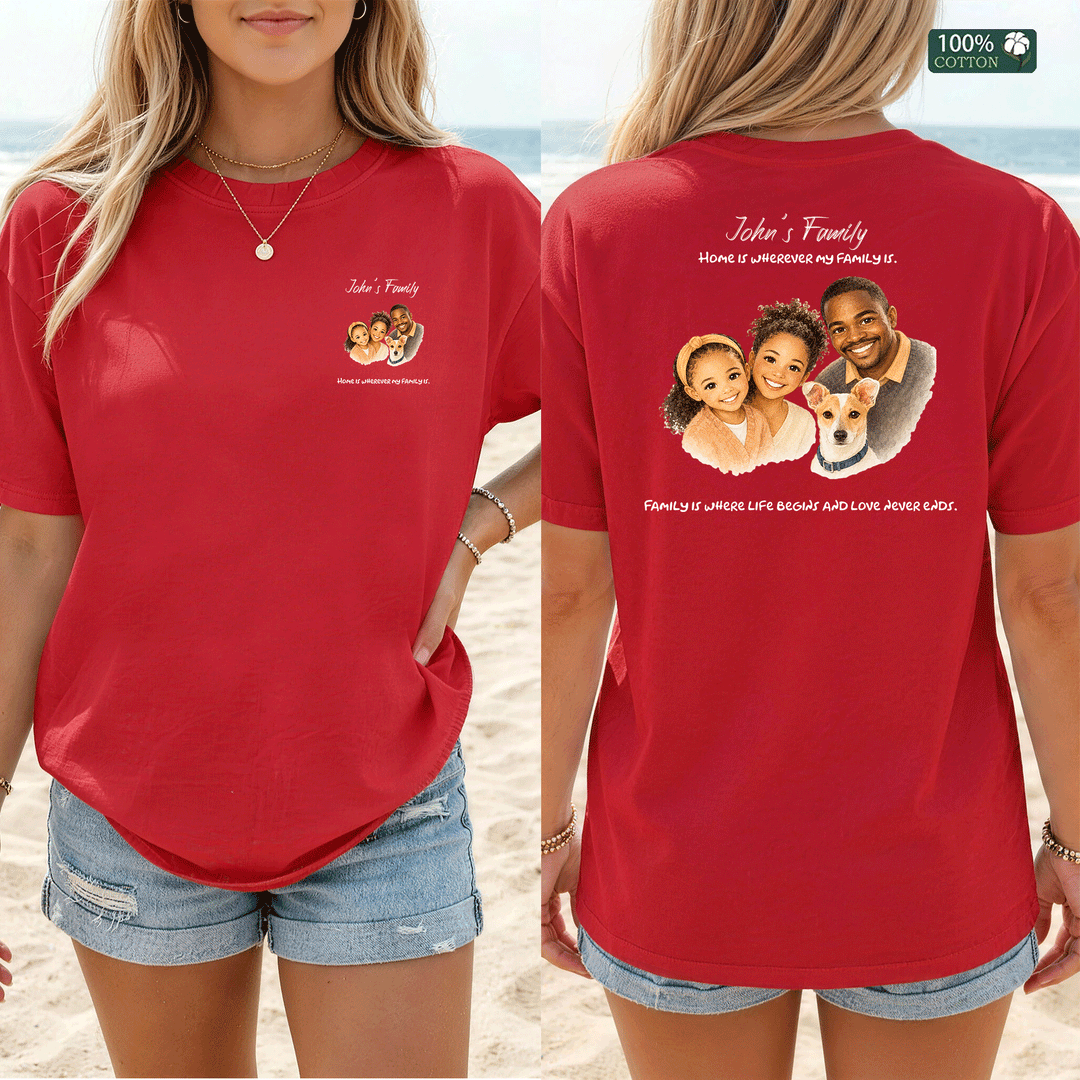Family(B) Design Custom T-shirt