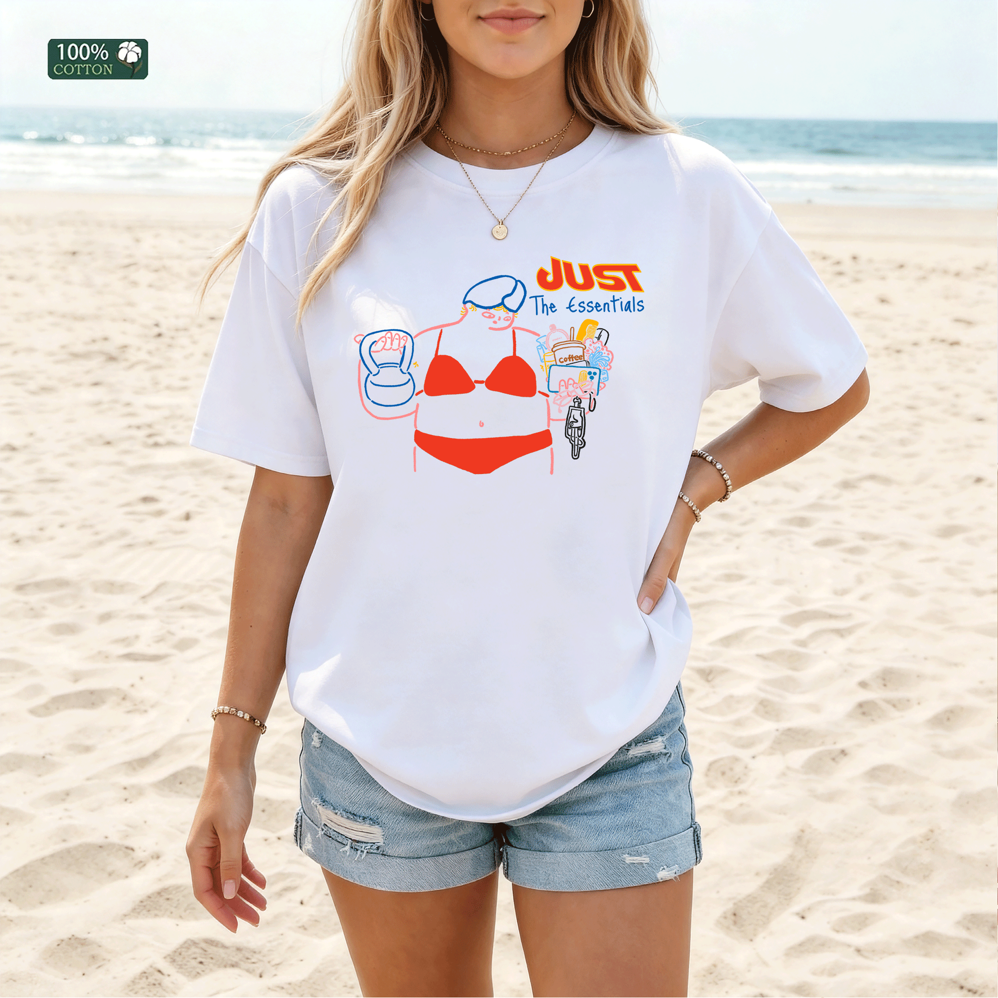 Shirley Chang-Just The Essentials Graphic T-Shirt