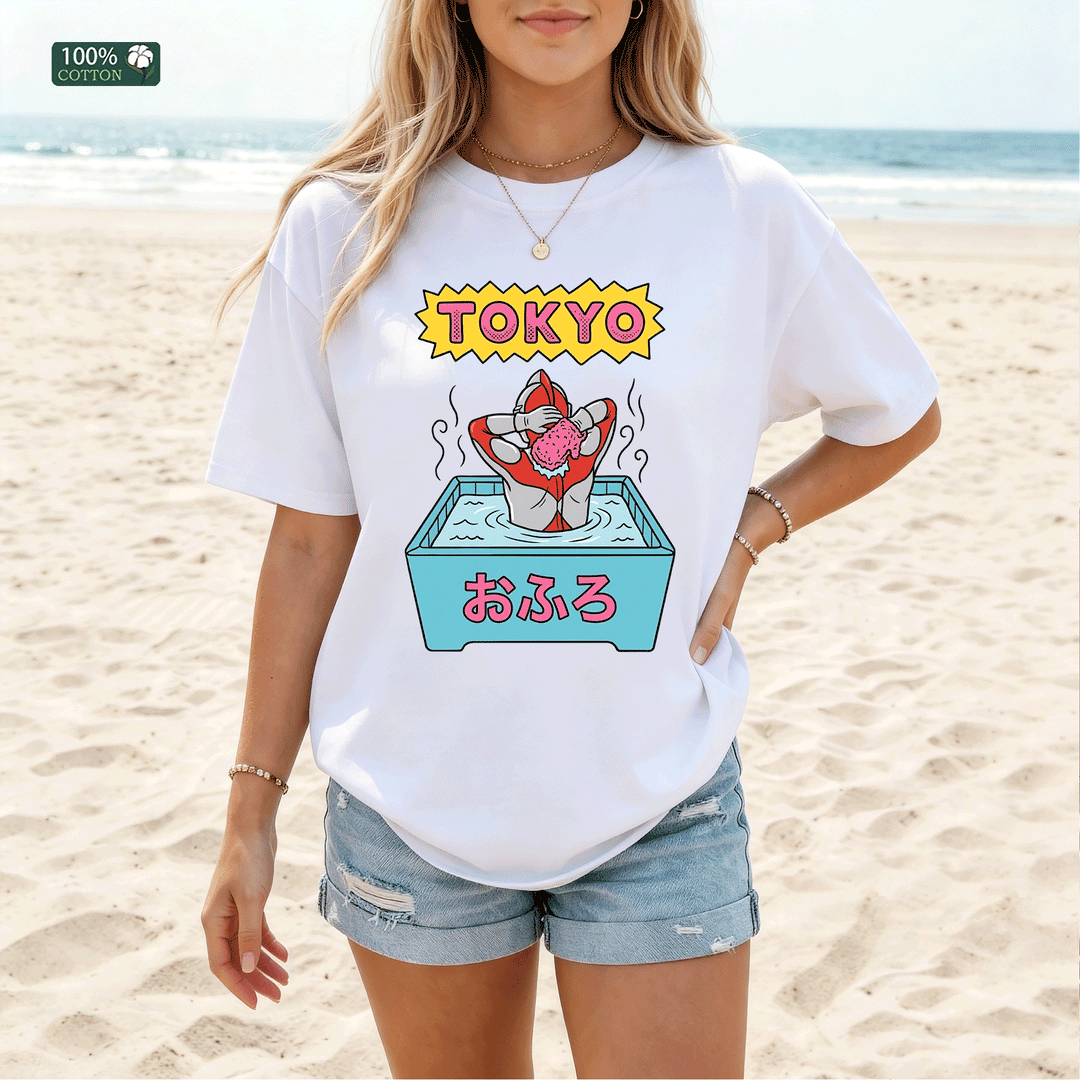 Tokyo Bath Graphic T-Shirt – Japanese Pop Art Tee