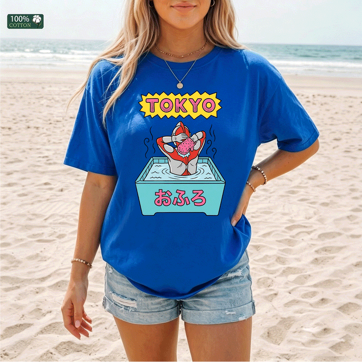 Tokyo Bath Graphic T-Shirt – Japanese Pop Art Tee