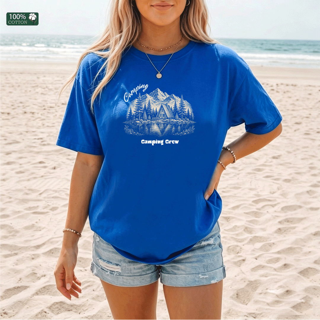 Camping  Design Custom T-shirt