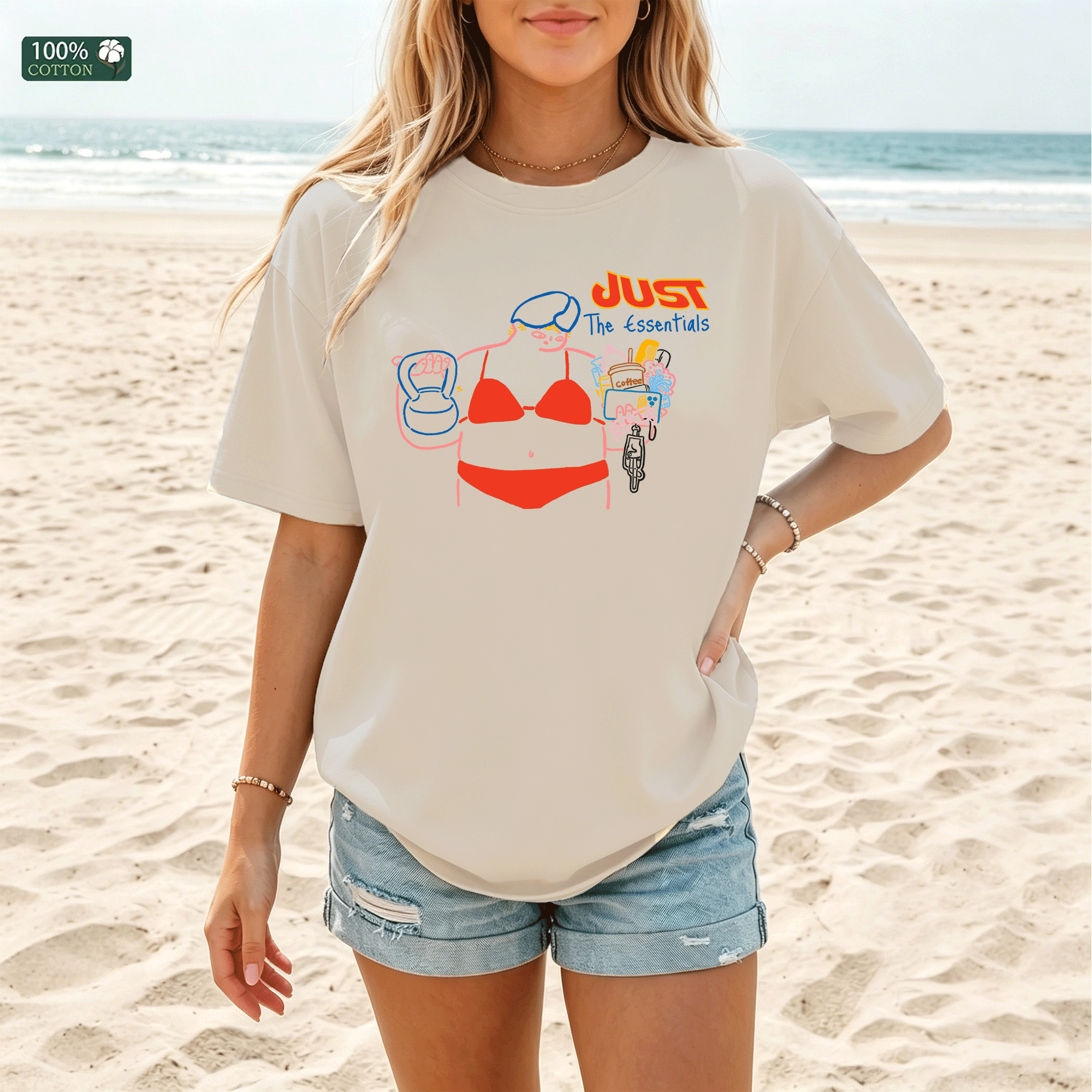 Shirley Chang-Just The Essentials Graphic T-Shirt