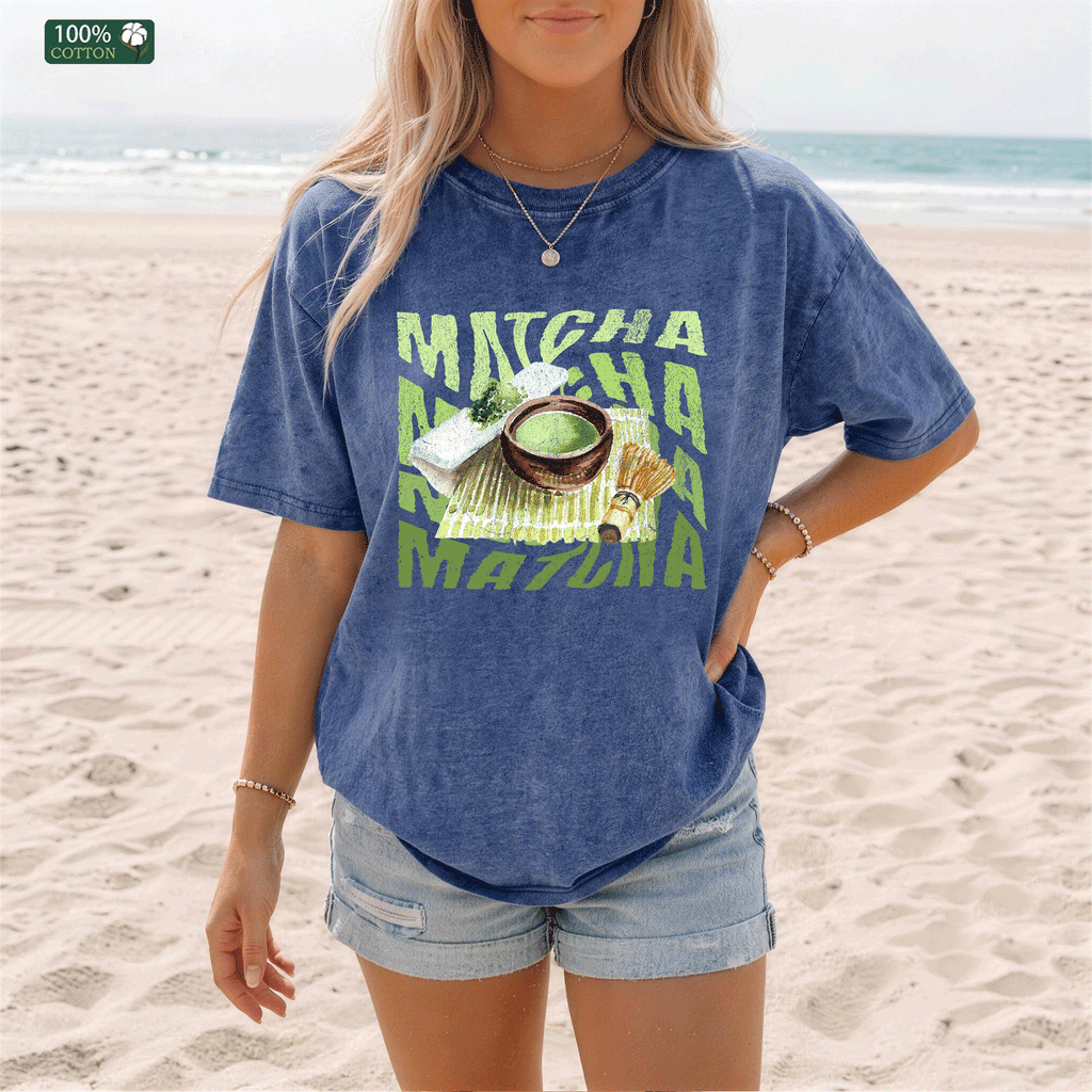 Japanese Matcha Lover Graphic T-shirt