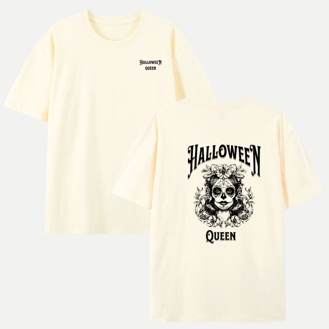 Halloween Queen Sugar Skull T-Shirt