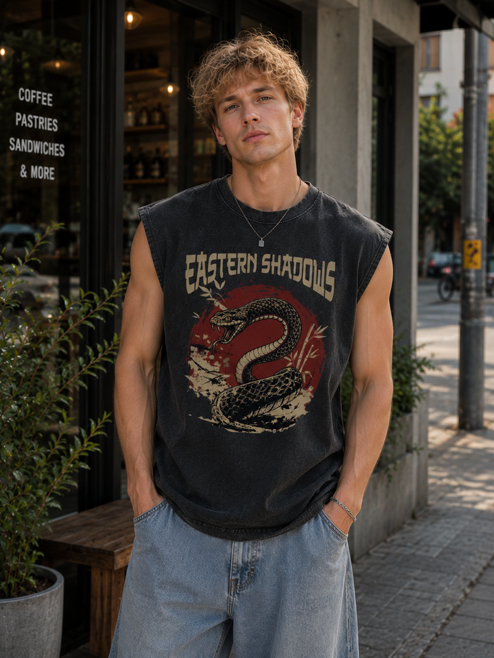 Eastern Shadows Snake vintage Sleeveless Tee