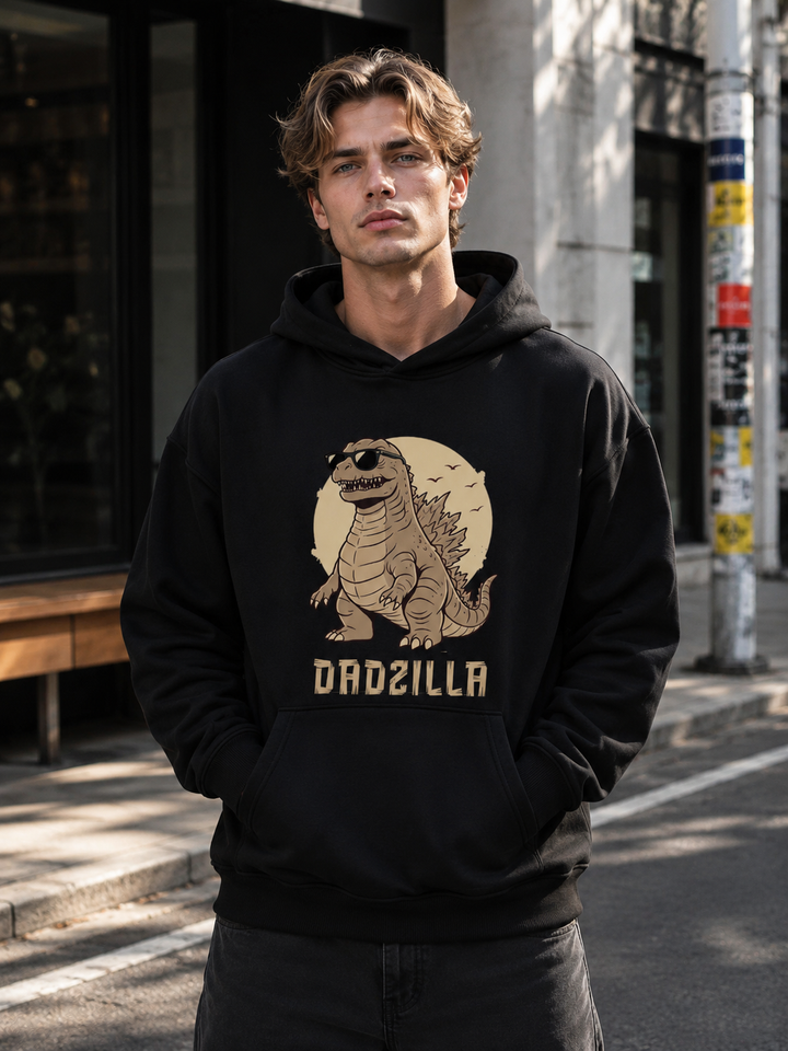 Dadzilla Dinosaur Graphic Hoodie – Funny Dad Gift hoodie