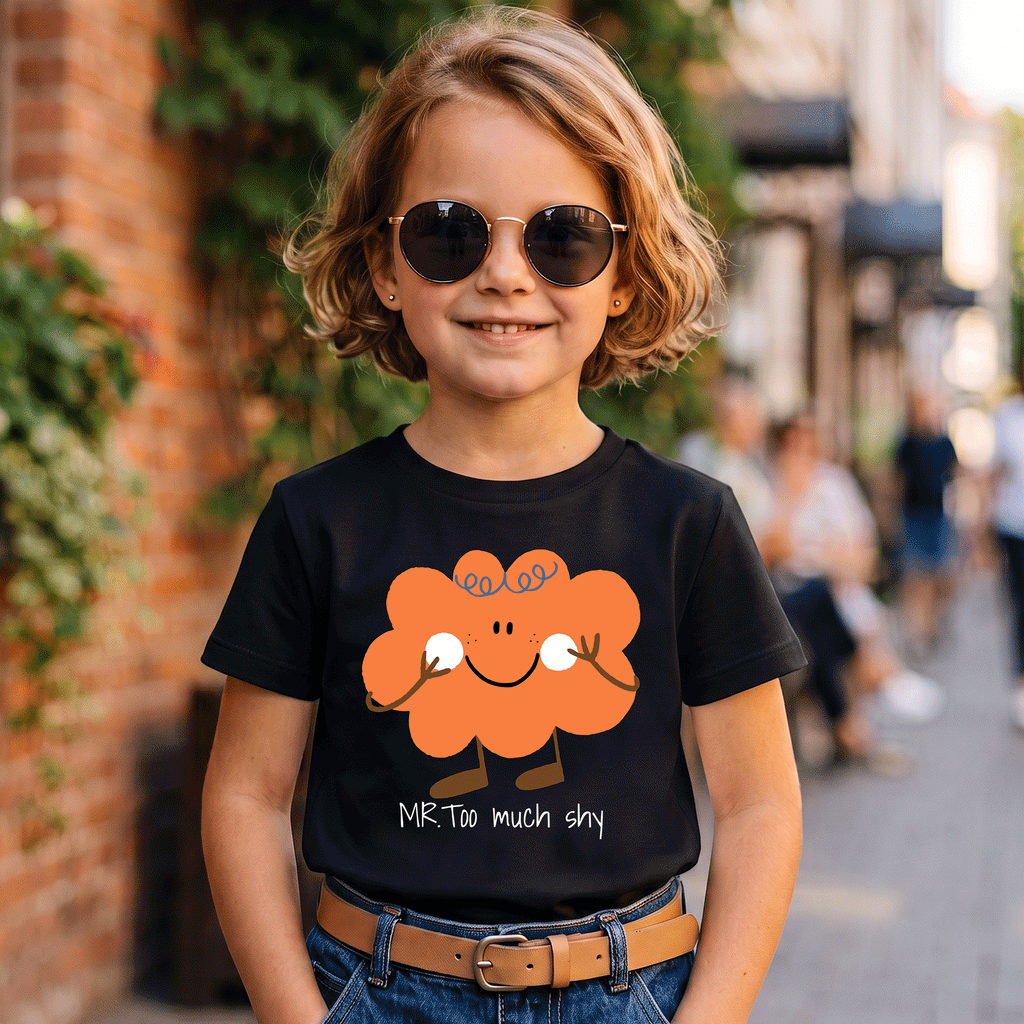 Mr. Too Much Shy Kids Graphic T-Shirt