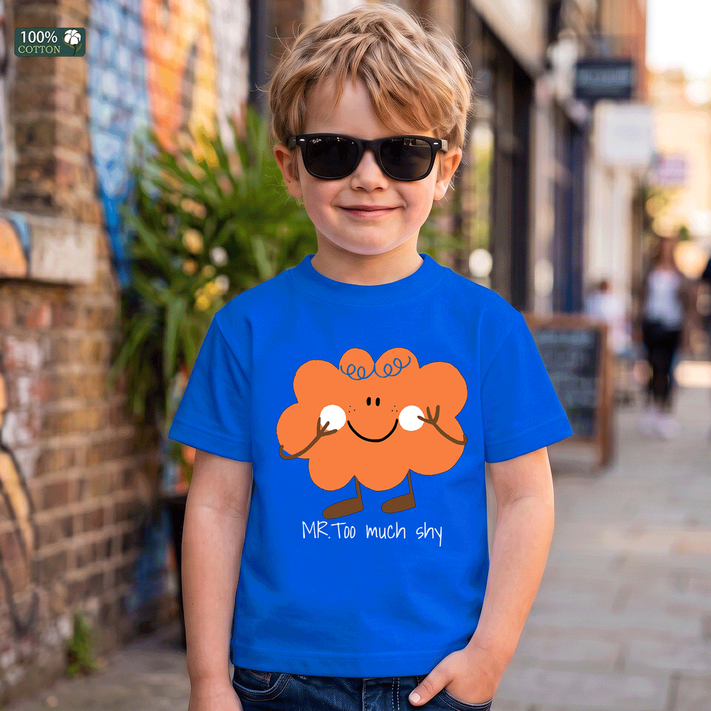 Mr. Too Much Shy Kids Graphic T-Shirt