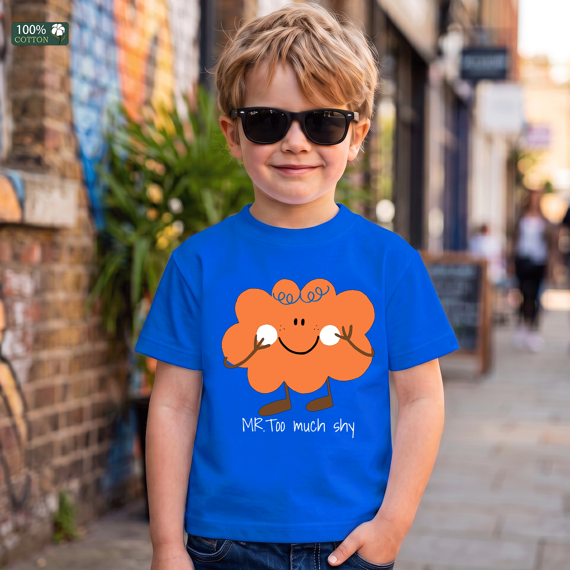 Mr. Too Much Shy Kids Graphic T-Shirt