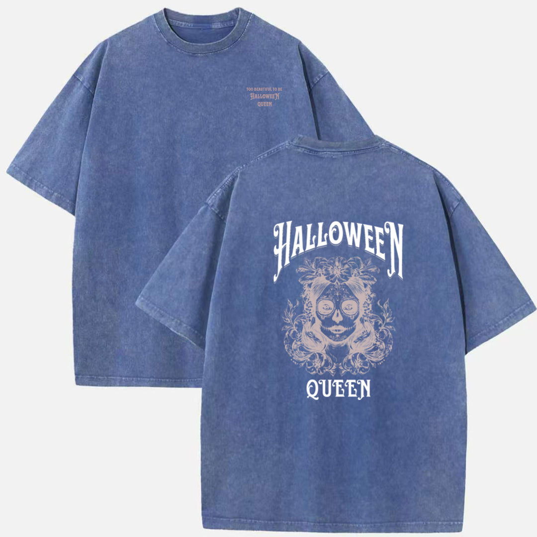 Halloween Queen Sugar Skull T-Shirt