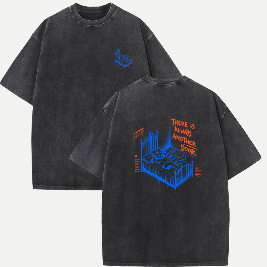 Bed-There Is Always Another Door Graphic T-Shirt
