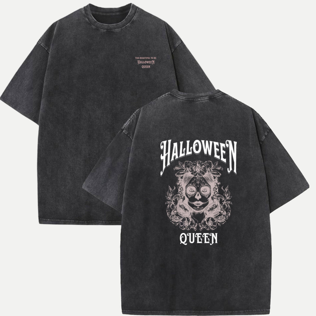 Halloween Queen Sugar Skull T-Shirt