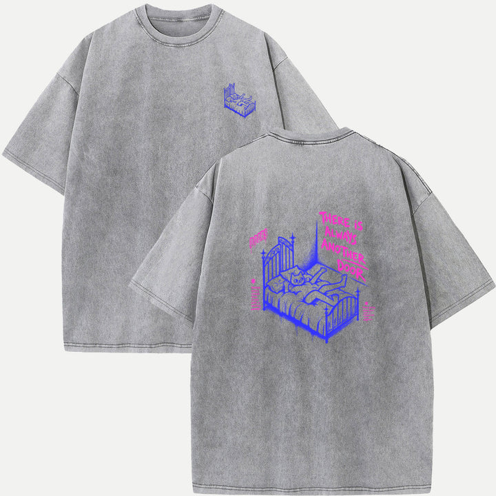 Bed-There Is Always Another Door Graphic T-Shirt