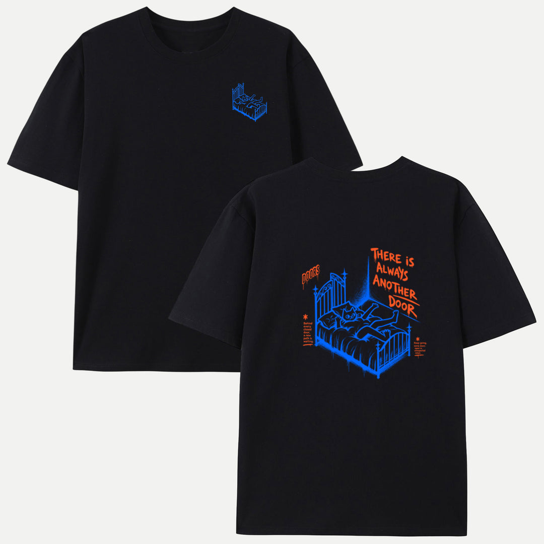 Bed-There Is Always Another Door Graphic T-Shirt