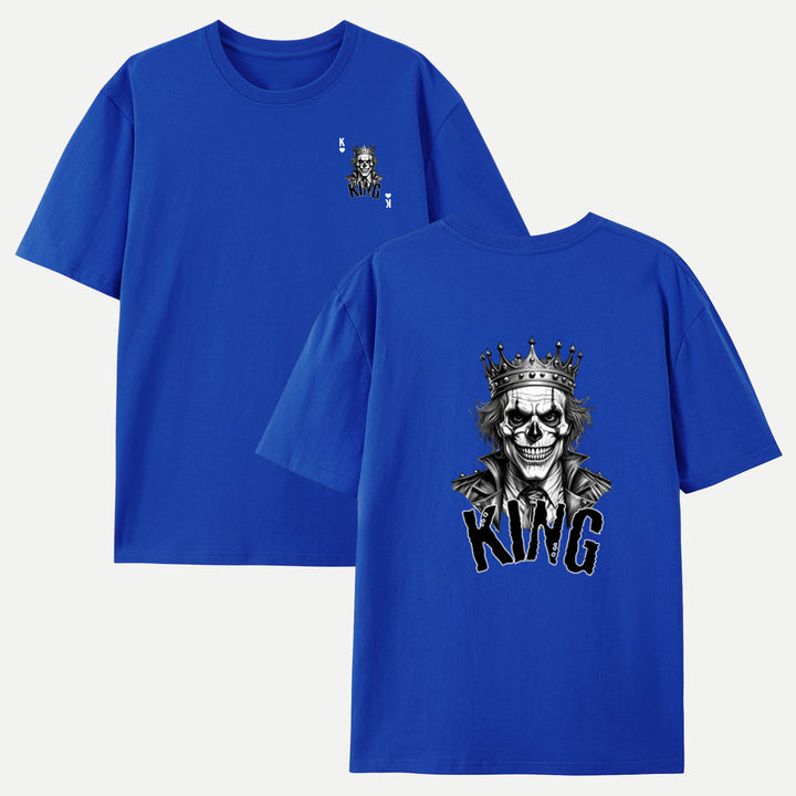 Gothic Skull King Playing Card T-Shirt