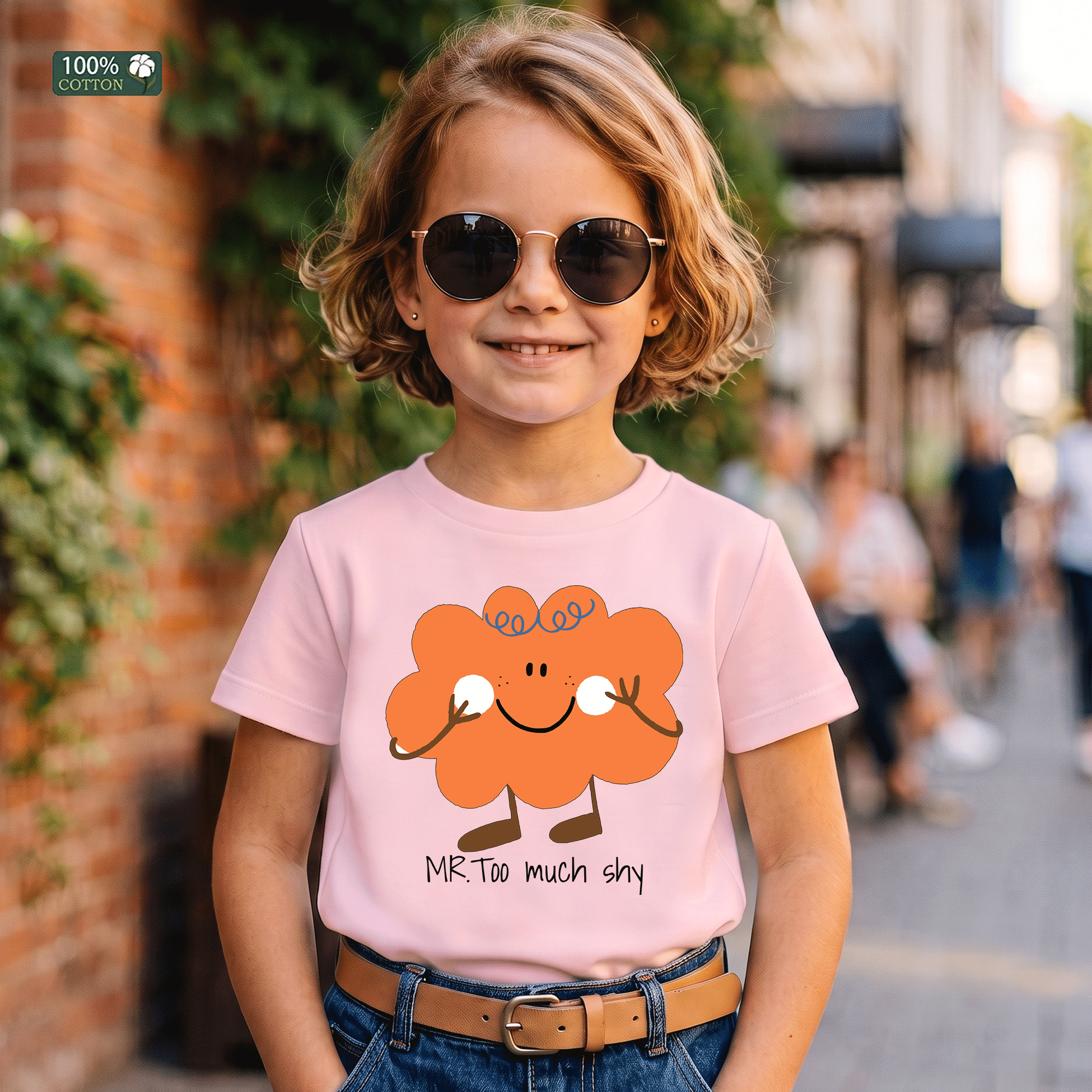 Mr. Too Much Shy Kids Graphic T-Shirt