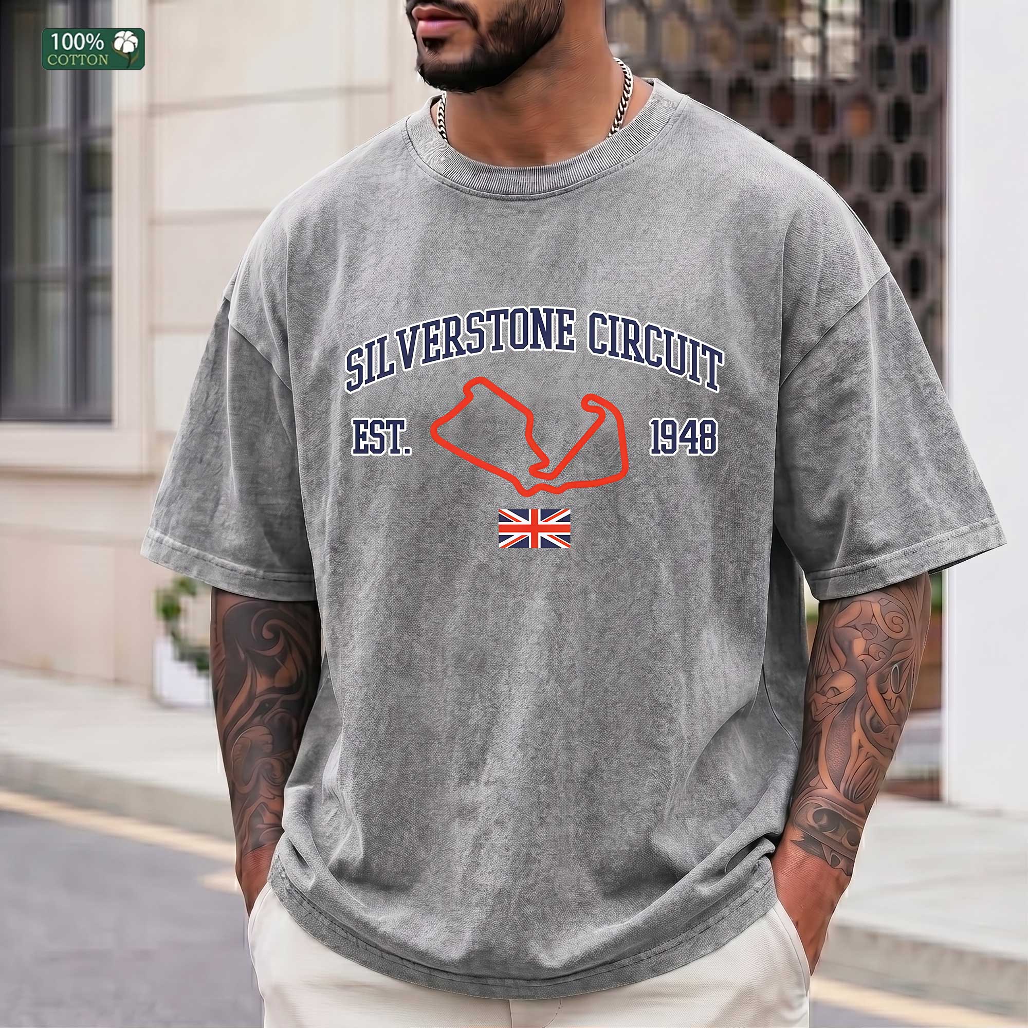 Vintage Silverstone Circuit Graphic T-shirt