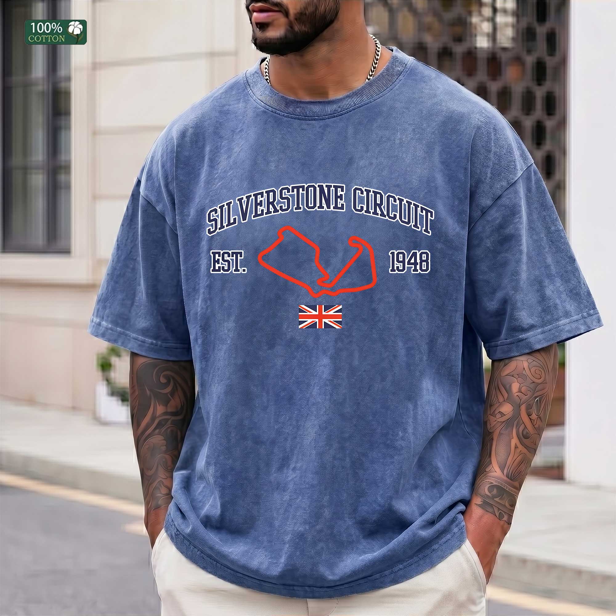Vintage Silverstone Circuit Graphic T-shirt