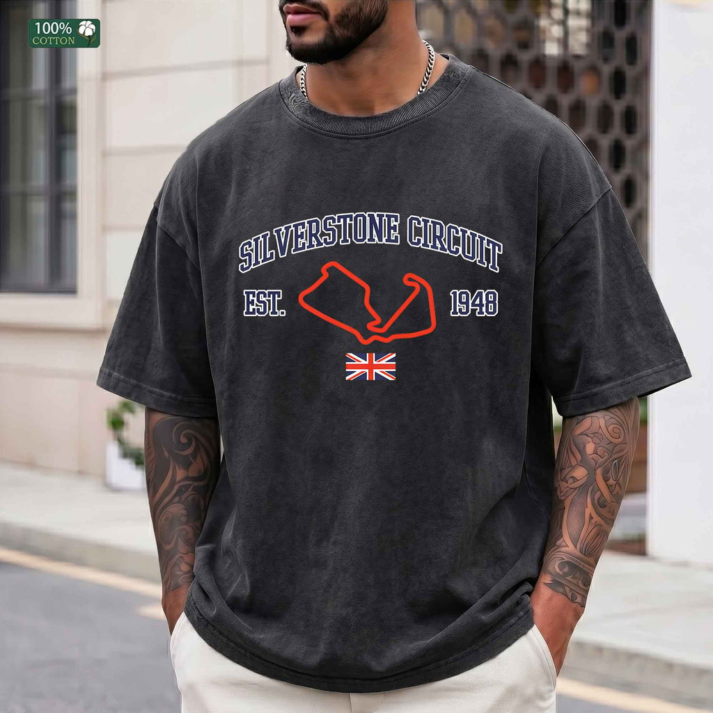 Vintage Silverstone Circuit Graphic T-shirt