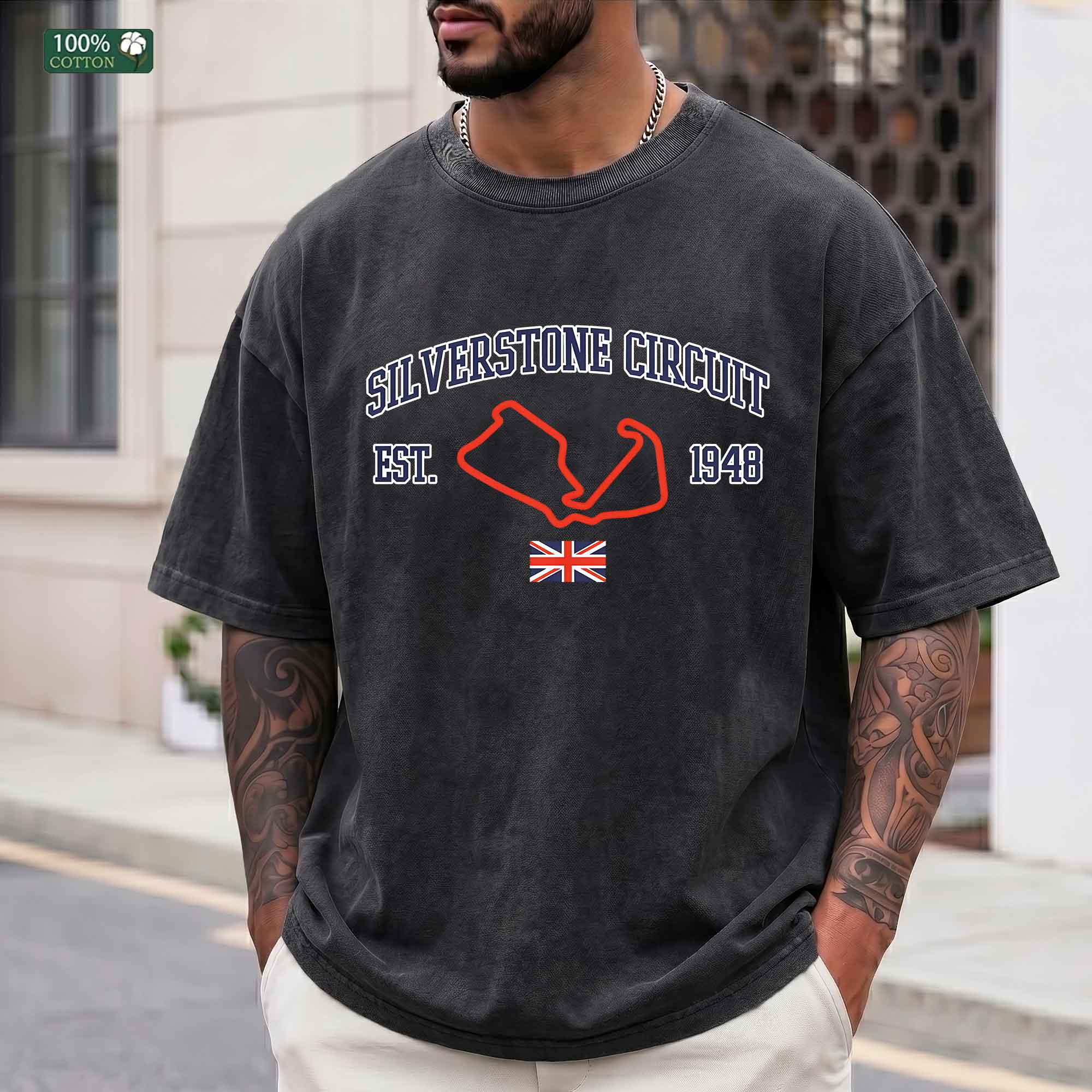 Vintage Silverstone Circuit Graphic T-shirt
