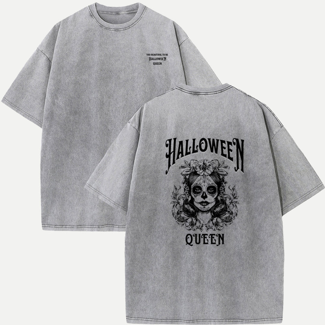 Halloween Queen Sugar Skull T-Shirt