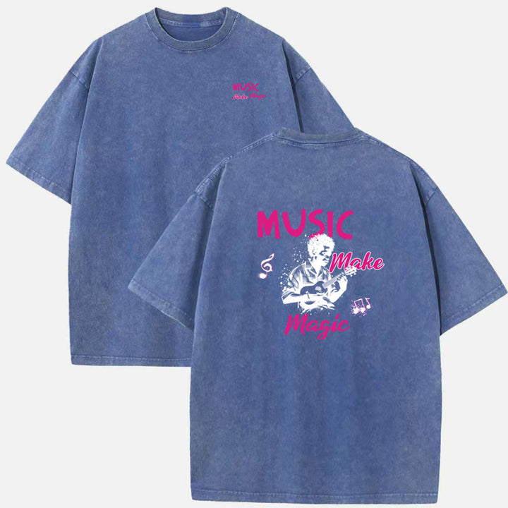 Music Makes Magic Guitar T-Shirt