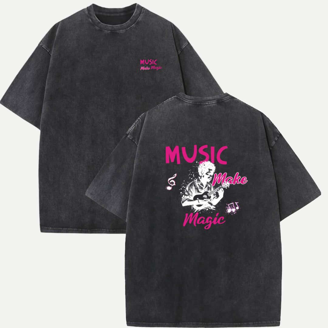 Music Makes Magic Guitar T-Shirt