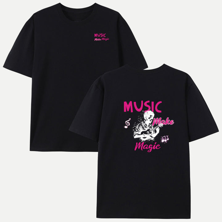 Music Makes Magic Guitar T-Shirt