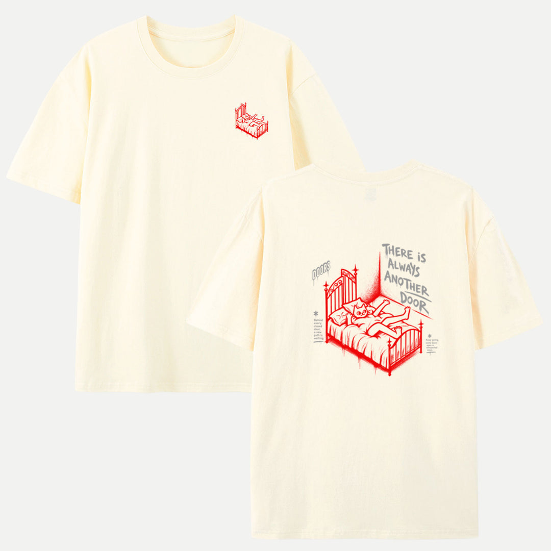 Bed-There Is Always Another Door Graphic T-Shirt