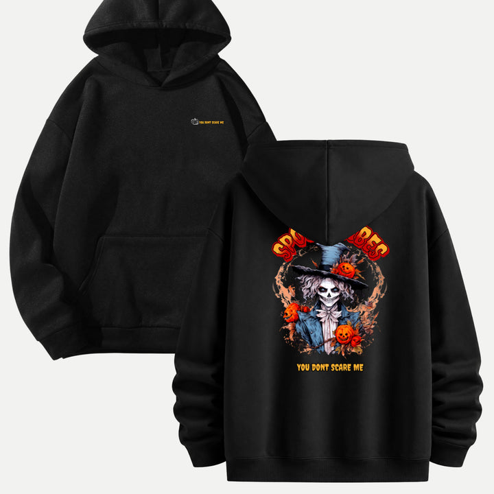 Spooky Vibes Skeleton Witch T-Shirt