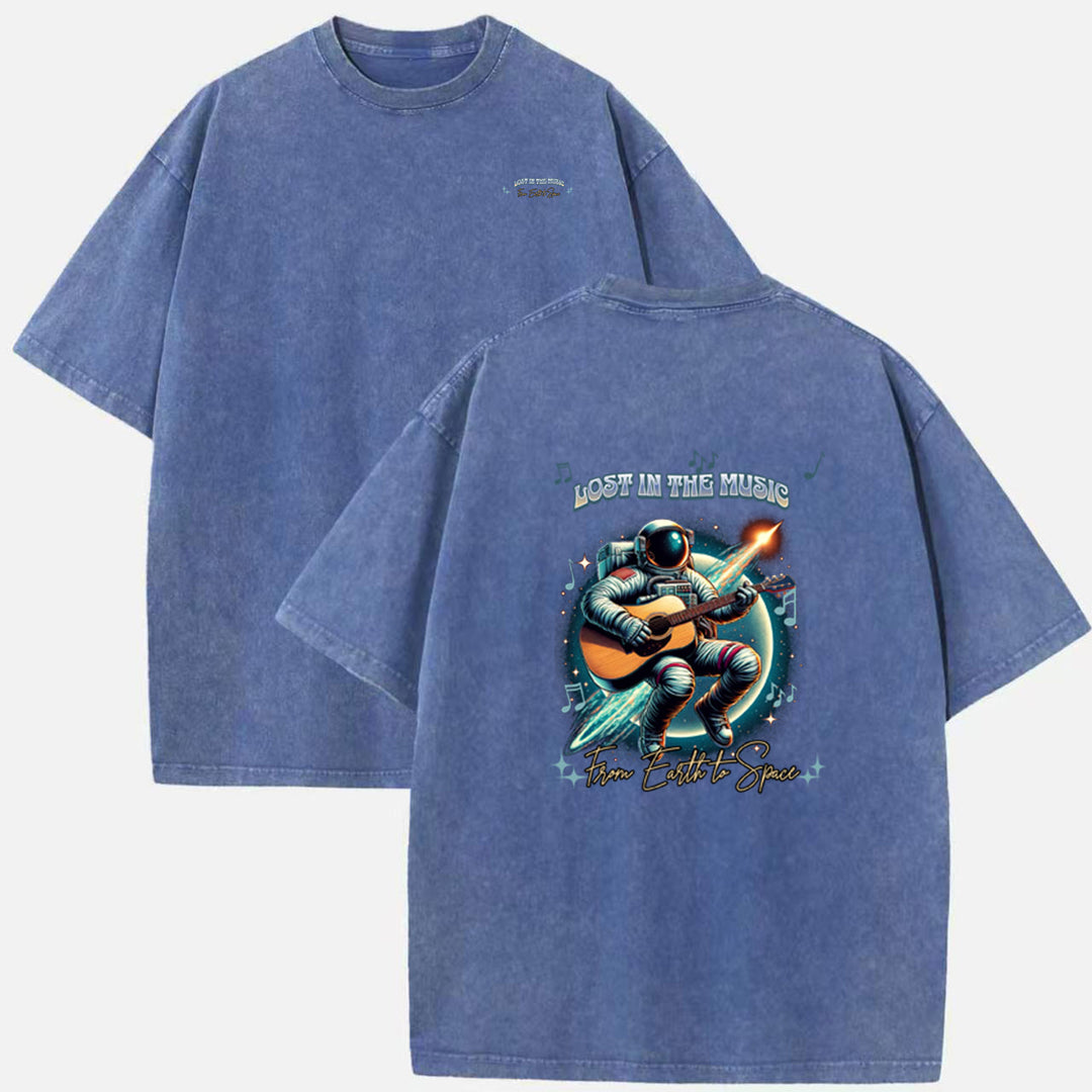 Lost in the Music Astronaut T-Shirt
