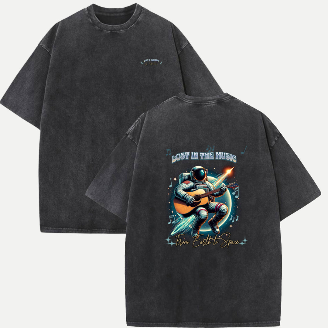Lost in the Music Astronaut T-Shirt