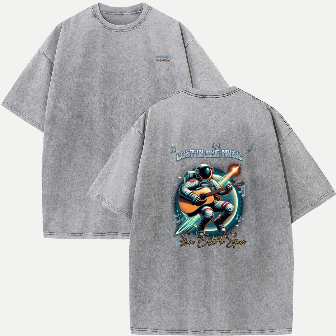 Lost in the Music Astronaut T-Shirt