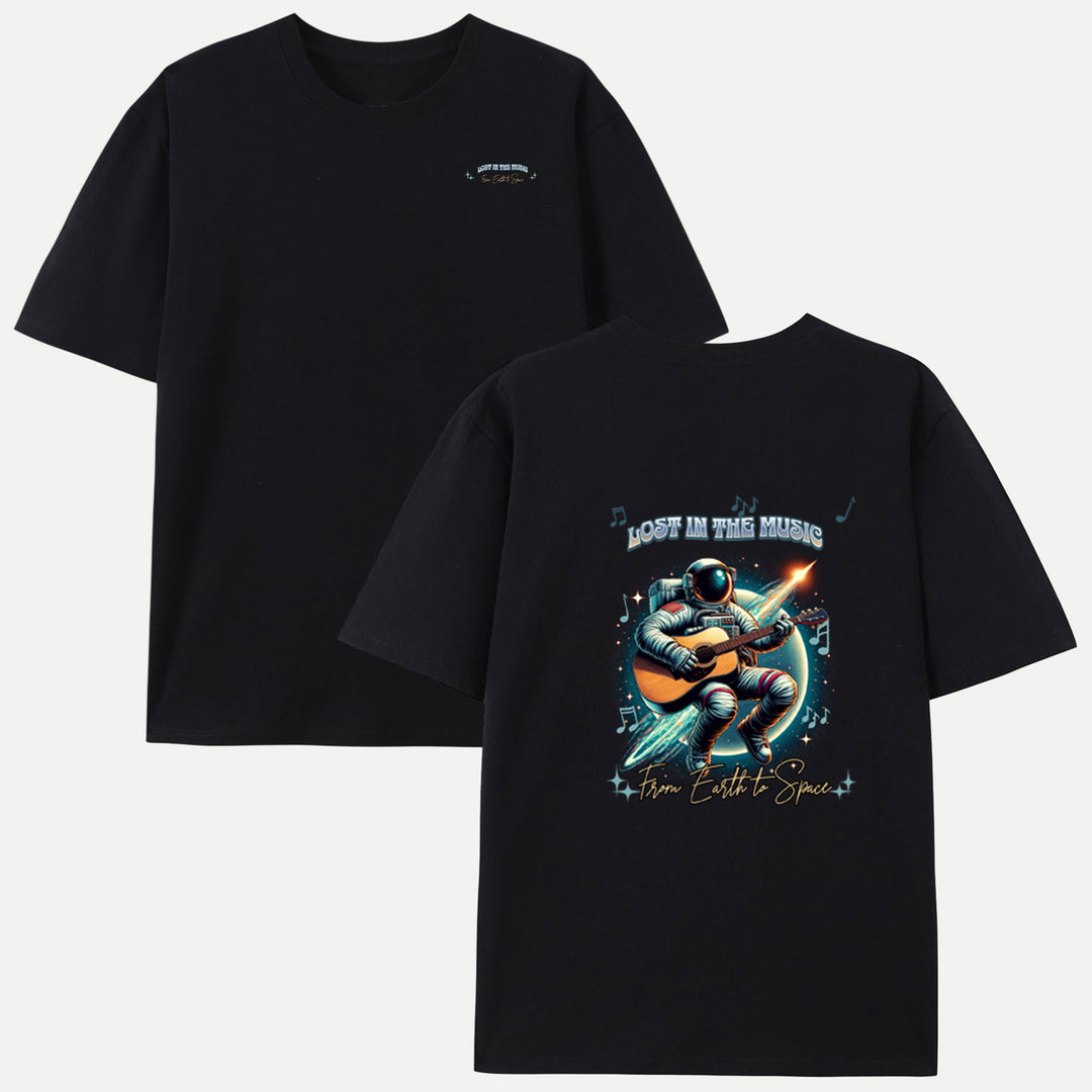 Lost in the Music Astronaut T-Shirt