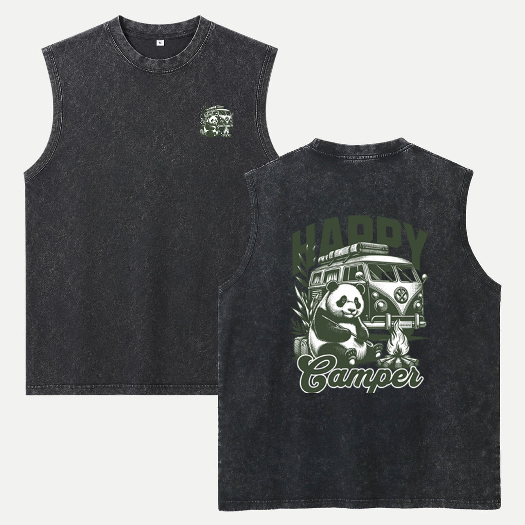 Happy Camper Panda T-Shirt