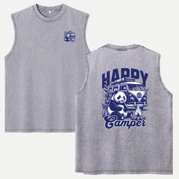 Happy Camper Panda T-Shirt