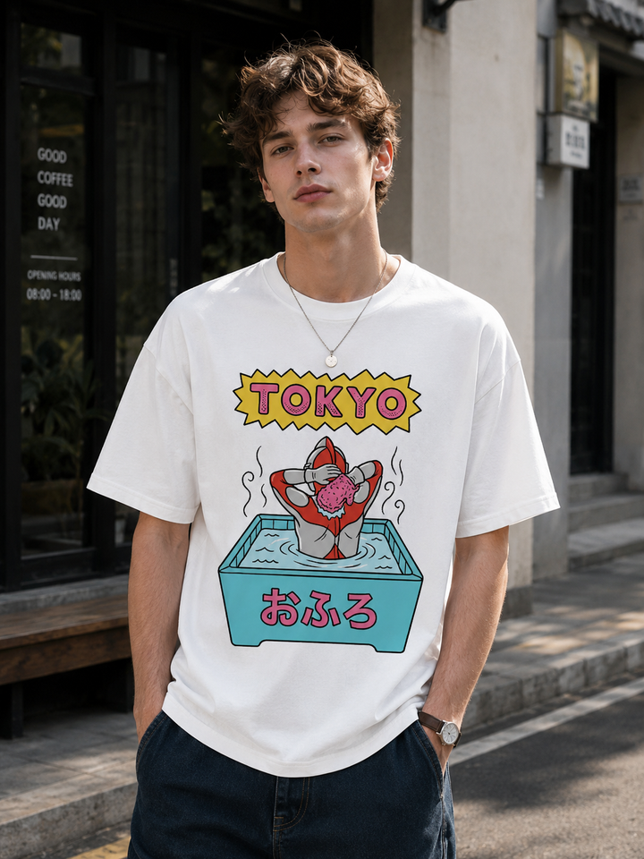 Tokyo Bath Graphic T-Shirt – Japanese Pop Art Tee
