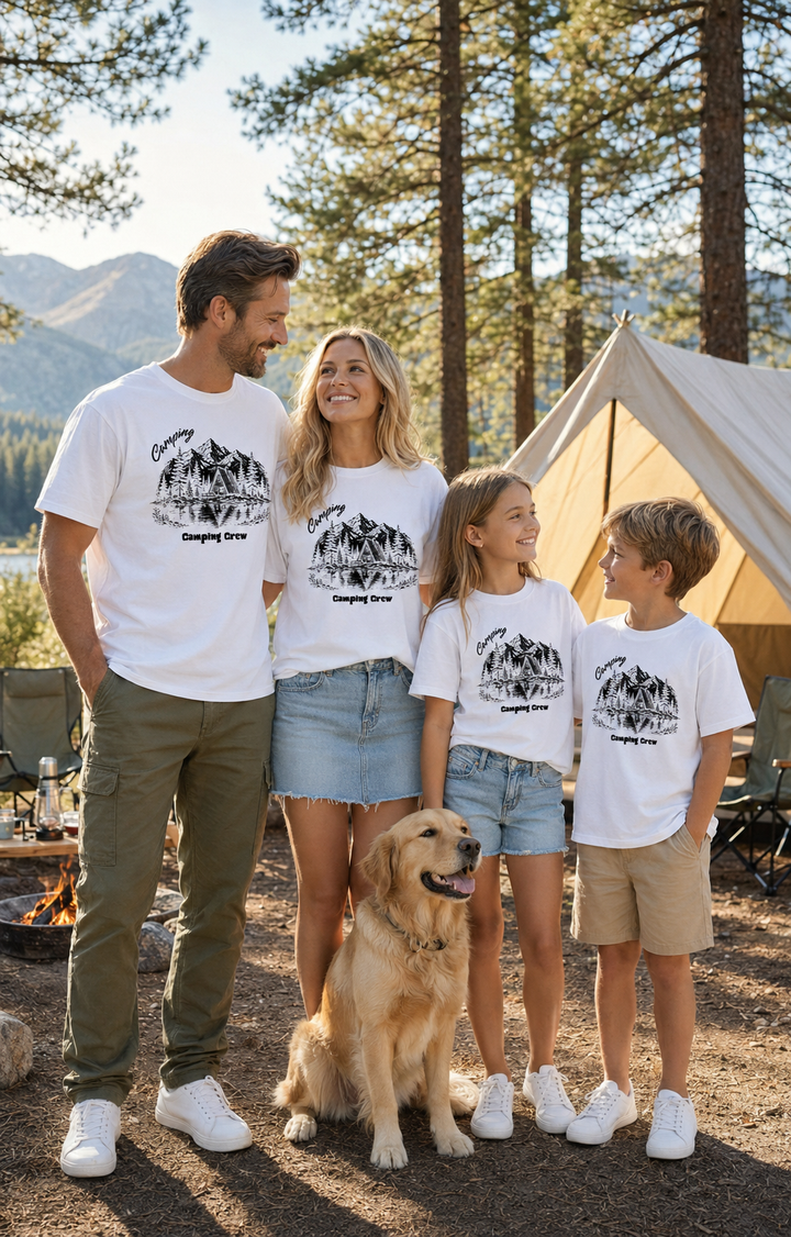 Camping  Design Custom T-shirt