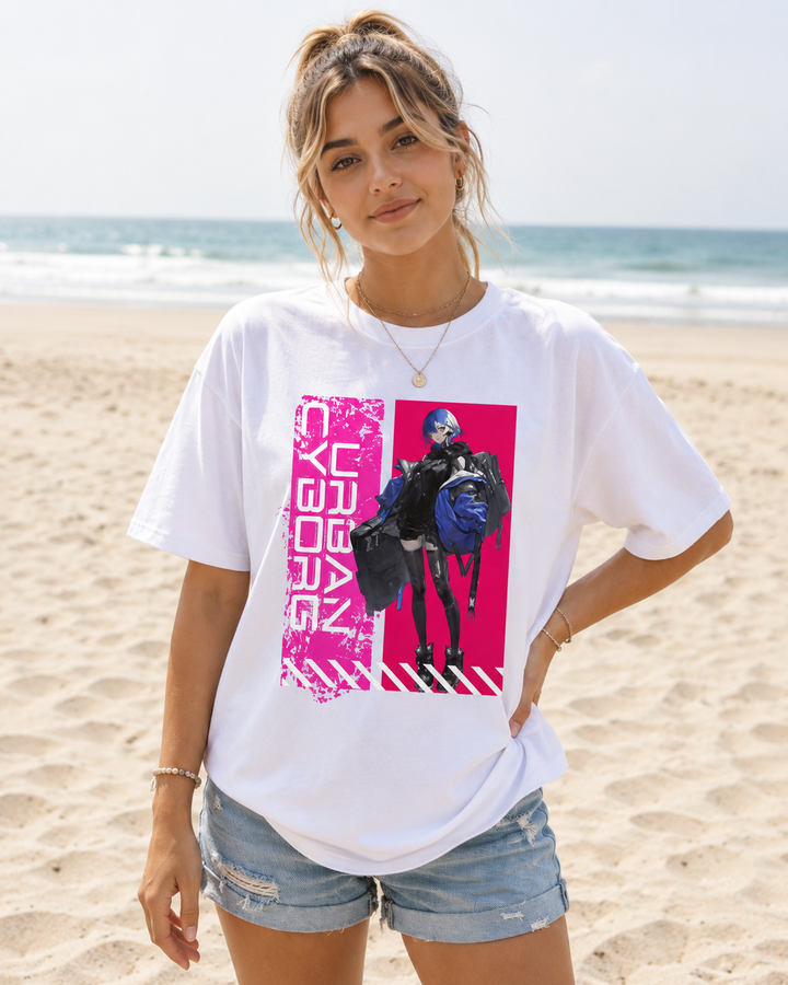 Cyber Anime Girl T-Shirt