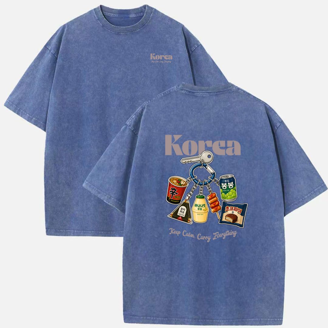 Korea Snack Keychain T-Shirt
