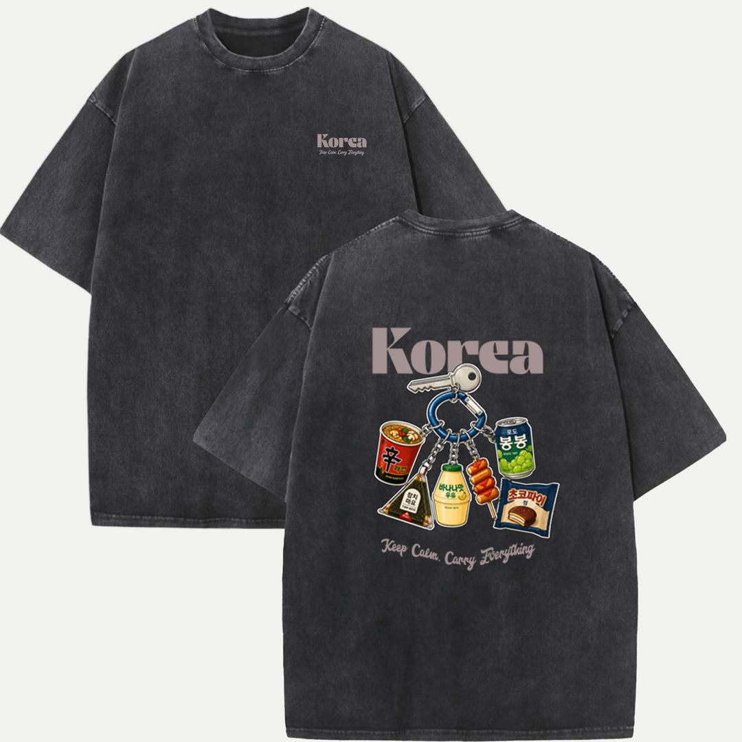 Korea Snack Keychain T-Shirt