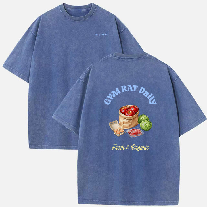 Gym Rat Fitness Food Daily T-Shirt